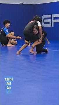 First Jiu-Jitsu Class for Kids! | Learning Hip Escape from Guard