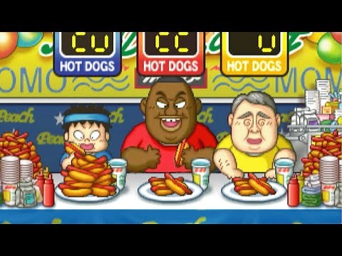 "Hot Dog Eating Tournament" [MomotaroDentetsuUSA] Nathan's InternationalHotDogEatingChampionship PS2