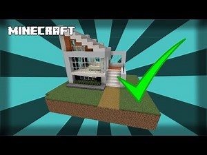 ✔ MINECRAFT | How to Make a Small and Easy Modern House! 1.14