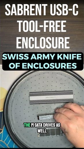 Swiss Army Knife of Modern Enclosures #sabrent #enclosures #nvme #msata #harddrive #amazonfinds