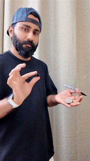 learn this pen & coin trick #magic