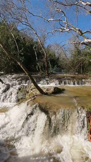 Spring Waterfall Magic 🌸💧 | 4K Cinematic Nature #shorts #spring #waterfall