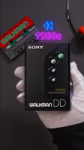 Sony Walkman WM-DD1, say hello to 80s! #sonywalkman #cassetteplayer