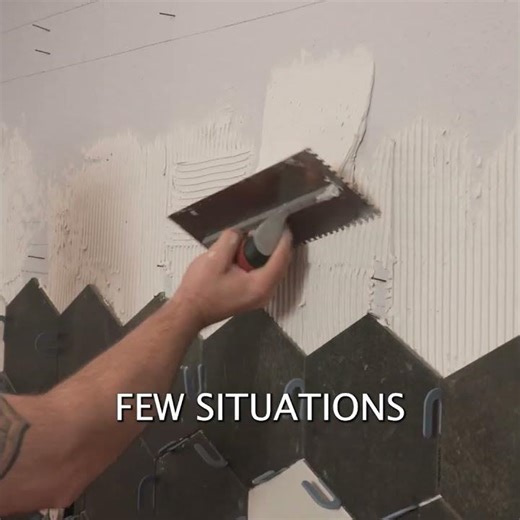 When you can use Mastic instead of Thinset #marshalltown #diy #tiles