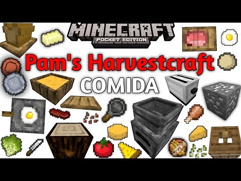 》Strats Food Addon(Mod) Inspirado en el Mod Pam's Harvestcraft, Nueva comida Minecraft Pe/Be 1.17.0