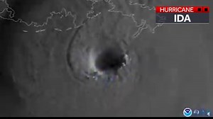 129K views · 365 reactions | EYE OF A MONSTER: NOAA Satellites shared lightning inside the eye of Hurricane Ida. The storm is just off shore of the Louisiana coast >> https://bit.ly/3mI7IRj | WDSU News | Facebook