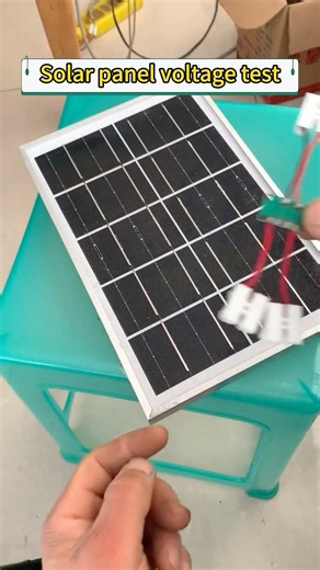 Solar panel power supply test #solarpanel #solarsavings #solarpower #solar #solarrepair #viral