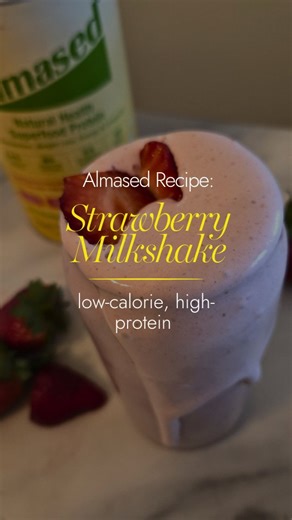 Almased US on Instagram: "If you're on our Valentine's Day Challenge, you will love this recipe! 🍓 Strawberry Milk Shake with Almased: 1 cup frozen strawberries 8 tbsp Almased 1 cup unsweetened almond milk 1 tbsp fat free half and half (optional for creaminess!) Double blend to help the shake thicken! This is a great late-night sweet treat option that is low calorie, high protein and super satisfying! It's not too late to start the challenge! Comment CHALLENGE and you'll get all DM with all the
