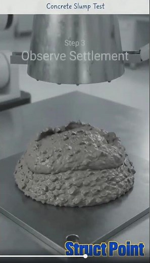 The concrete slump test simply illustrated