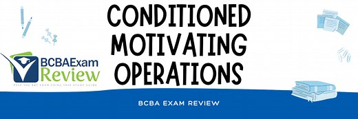 Conditioned Motivating Operations Examples and Definitions