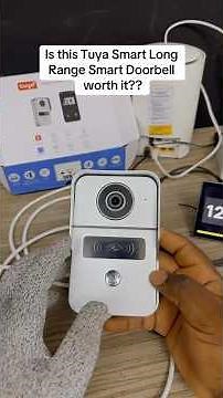 Is this Tuya Smart Long Range Smart Doorbell worth it?? #homeautomation #doorbell #tuya