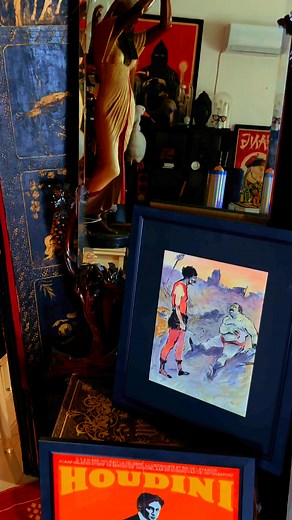 Dessin original « les Apaches de Paris « de Jules Fontanez , 1875-1918 , peintre et illustrateur Genevois qui a travaillé à Paris quelques années @à la une Props location cinema/tv Atomik Family The Last museum Frederic Georges Maurice #forains#expositions #expositionart #Apachesdeparis #voyageurfrancais #exposition2025 #HistoireDeVie | Frederic Georges Maurice