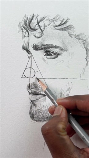 Easiest way to draw nose 👃 #pencildrawing #sketching