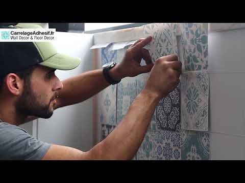 Comment Appliquer Carrelage Adhésif - Mur