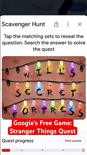Free #StrangerThings game on #Google right now! | #strangerthings5 #vecna #upsidedown
