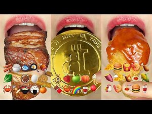 asmr 1HOUR EMOJI FOOD CHALLENGE MUKBANG 1시간 틱톡 이모지 먹방 챌린지 모음 (TIKTOK COMPILATION) eating sounds