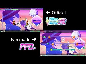 Chart comparison: Project Diva MEGA39's (Official) vs PPD (Fan made) – 大江戸ジュリアナイト(Ohedo Julia-Night)