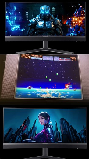 Predator X34: Curved Gaming Monitor Showoff! #shorts