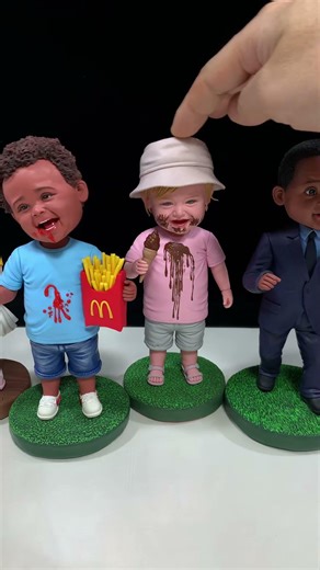 Handmade Clay Bobbleheads Are Rocking! Watch Them Shake with Joy!