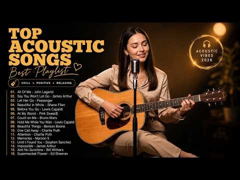 Beautiful Acoustic Love Songs 🎶 | Top Hits Acoustic 2026 - Smooth & Relaxing Music