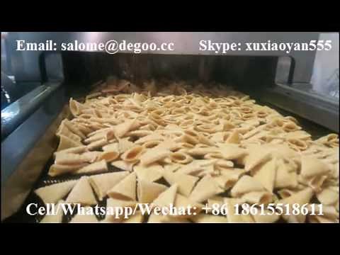 Fried Bugles crispy chips making machine, Cone shape bugles snack pellets making machine