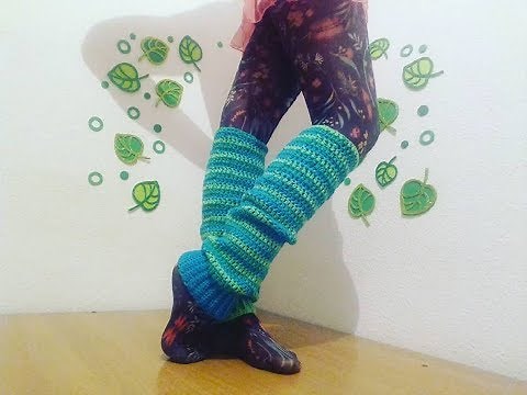 Easy Legwarmers Crochet Pattern For Beginners | The Green Marble Crochet Tutorials