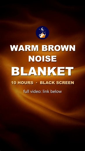 Can't Fall Asleep? Try Warm Brown Noise 🌙 #brownnoise #sleepsounds