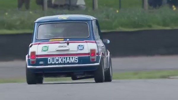 Nick Swift really knows how to push the #Mini 1275 GT to the absolute limit! #81MM | Goodwood Road & Racing
