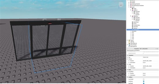 (Easy query) Issue with my automatic door script