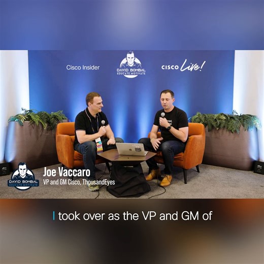 Unmatched telemetry data and #AI-driven capabilities are revolutionizing Digital Experience Assurance. Learn more from Tech YouTuber David Bombal and VP & GM of ThousandEyes Joe Vaccaro as they talk visibility: 🌐 http://cs.co/6181gDRlD | Cisco