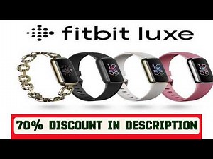 Why Everyone’s Talking About This Product! Fitbit Luxe Fitness Tracker AMOLED Screen 24/7 Heart Ra