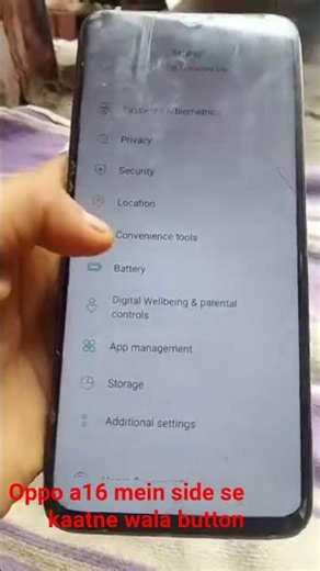 oppo a 16 navigation bar change setting