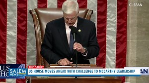 GOING ON NOW -- The House of Representatives voted to proceed with a vote on Rep. Gaetz's effort to oust Speaker McCarthy. The House is now debating on the motion to vacate the speaker's chair. The last time the House took a vote challenging a Speaker of the House was in 1910. | Salem News Channel