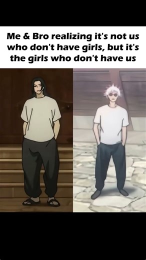 Me & Bro After One Deep Talk at 2AM😂| #gojo#geto#gojosatoru #jujutsukaisen#jjk #shorts #fyp