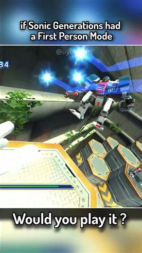 if Sonic Generations Had a First Person Mode #sonic #sonicthehedgehog #sonicgenerations