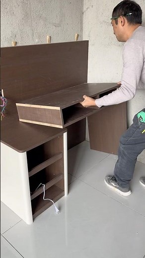 Rounded Corner Dressing Table Installation – Smooth & Aesthetic Finish 💄🪵