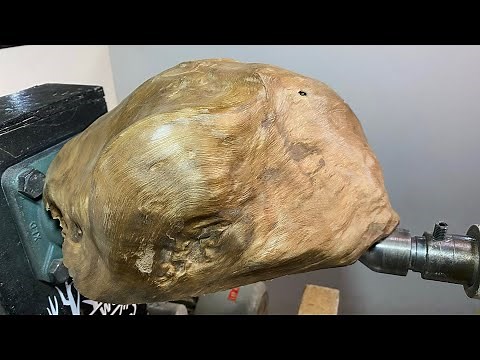 Rustic Woodturning Magic: How Two Burls Create One Stunning Bowl