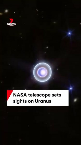 NASA's James Webb Telescope has set its sights on Uranus, offering a glimpse at its rings and many of the gas giant's 27 moons. #space #nasa #uranus #7NEWS | 7NEWS Melbourne