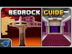 How to build a NETHER HUB (Collab with Prowl8413) | Bedrock Guide 034 | Survival Tutorial Lets Play