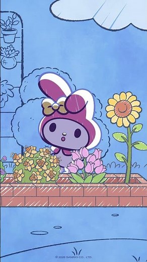 Spring is in the air 💐 #MyMelody #Sanrio #Shorts