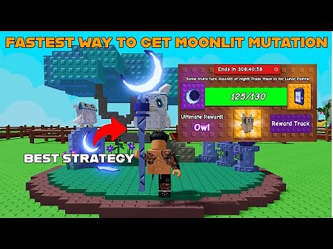 How to Get MoonLit Mutation in Grow A Garden - Fastest Method