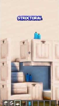 How to make a Bunk Bed 🛌😴 #minecraft @SpaceAntiquity