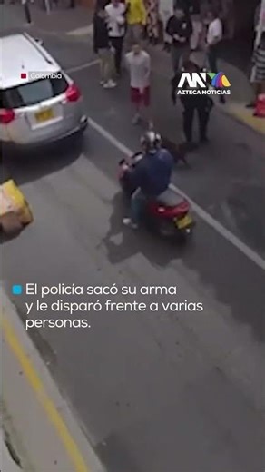 Policía en Colombia m4ta a perro que defendía a su dueño durante una detención