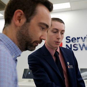 Unlock your potential! Be part of the NSW Public Sector Apprentices and Trainees Program and join individuals like Brayden in earning and learning on the job. Brayden, who successfully completed his traineeship, now has a fulfilling role at the Service Centre. Register your interest today at https://www.nsw.gov.au/education-and-training/vocational/vet-programs/nsw-public-sector-apprentices-trainees-program | Service NSW
