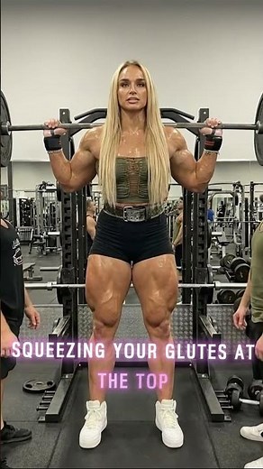 Tall AMAZONIAN SQUATS #ai #fbb #femalemuscles