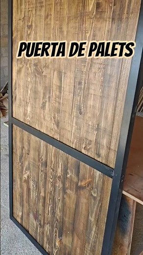 Puerta de Palets #carpinteria #elcarpinperez #wood #woodworking #palets #diy #hechoencasa