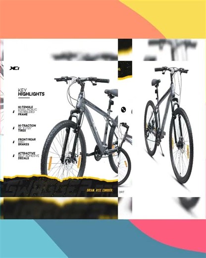 XCi Swagger Pro Mountain Bike | 26-Inch Tyres | 21-Speed Shimano Gears | Tuf Shox Suspension| Mec...