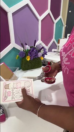 Stitching a Greeting Card on My Janome 550E | Designs by Juju Embroidered Card Tutorial