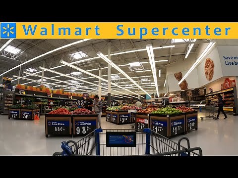 Shopping at Walmart Supercenter on Kirkman Road in Orlando, Florida - Store 1220