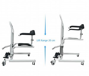 [Hot Item] Portable Mutifunctional Hydraulic Patient Lift Disabled Transfer Moving Chair